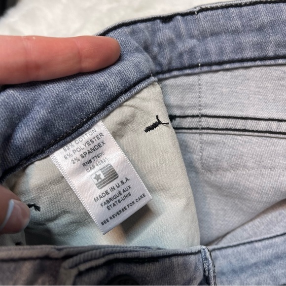 Free People X Sandrine Rose Gray High Waisted Skinny Jeans - Picture 2 of 9